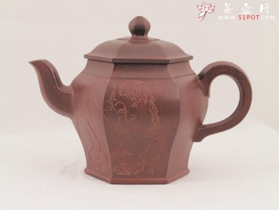 紫砂壶图片:六方宫灯 - 美壶网