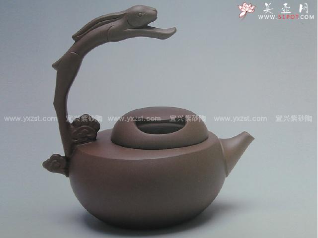 紫砂壶图片:奔月壶 - 美壶网