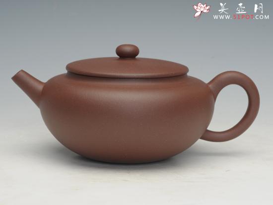 紫砂壶图片:紫玉金砂壶 - 美壶网