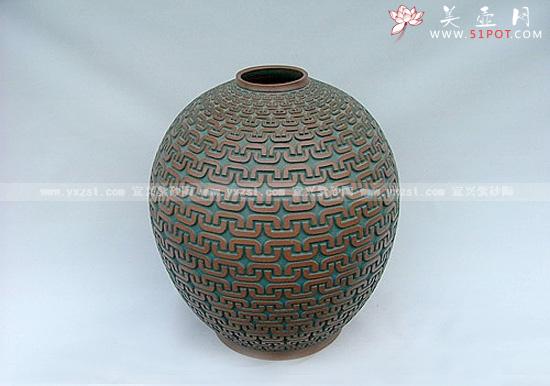 紫砂壶图片：紫玉瓶 - 美壶网