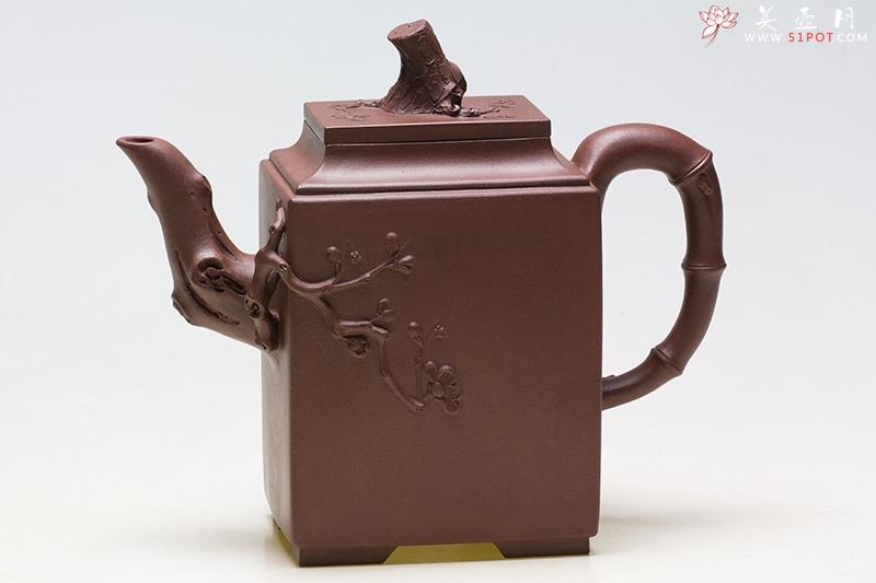 ※中国古美術/朱泥紫砂桃袁紋水滴/ 已售出）*新品*【祥雲朱泥壺】全手工原礦老朱泥紫砂茶壺（惠孟臣
