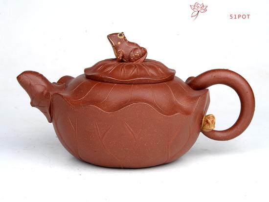紫砂壶图片:青蛙荷叶 - 美壶网