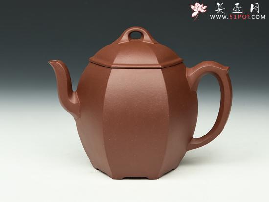 紫砂壶图片:六方酒壶 - 美壶网