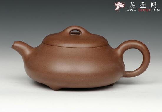 紫砂壶图片：汉堂石瓢 - 美壶网