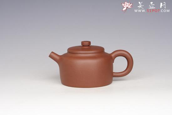 紫砂壶图片:桑扁容量250CC(全手工) - 美壶网