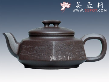 紫砂壶图片：桥鼎方圆 - 美壶网