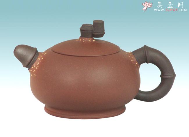紫砂壶图片：顶竹 120CC - 美壶网