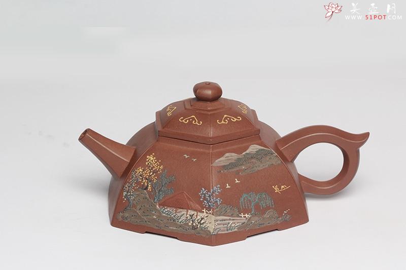 紫砂壶图片:六方斗笠 - 美壶网