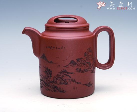 紫砂壶图片：洋桶 - 美壶网