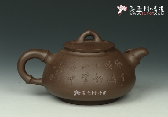 紫砂壶图片：竹福 - 美壶网