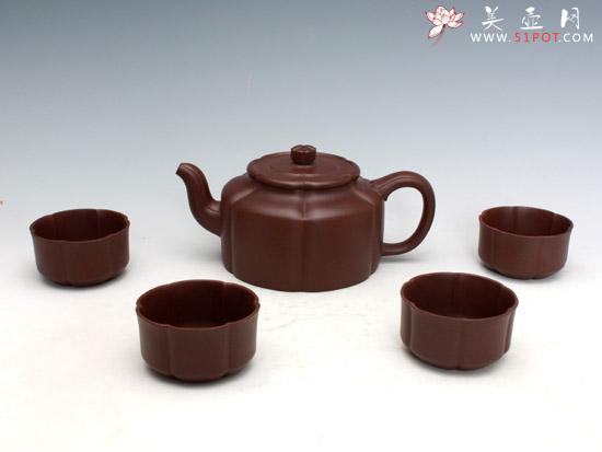 紫砂壶图片：梅花周盘 - 美壶网