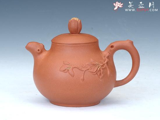 紫砂壶图片:玉兰壶 - 美壶网