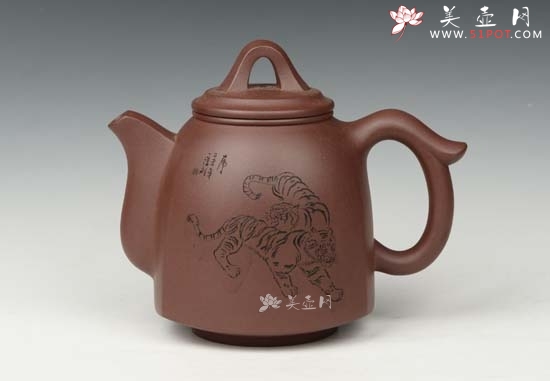 紫砂壶图片：将军壶 - 美壶网