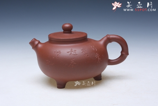 紫砂壶图片：福肚竹 - 美壶网