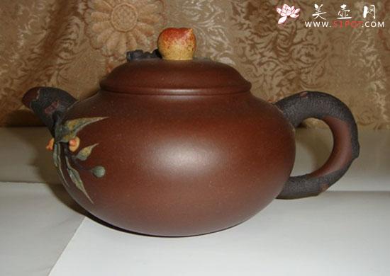 紫砂壶图片:圣桃 - 美壶网