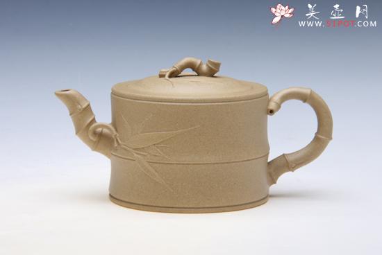 紫砂壶图片:竹段 - 美壶网