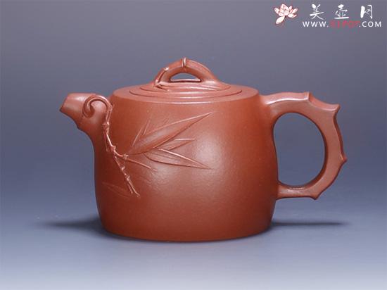 紫砂壶图片:竹节井栏 - 美壶网