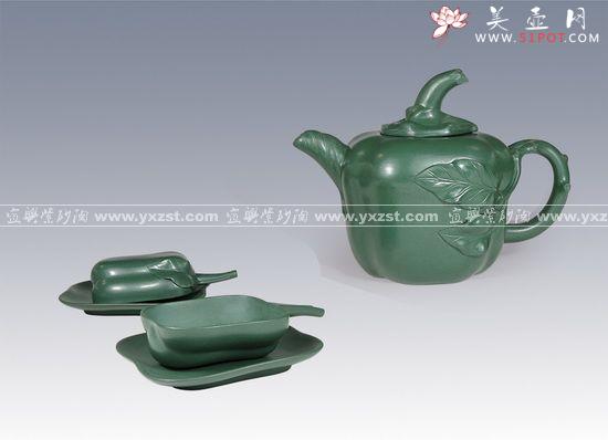 紫砂壶图片:甜椒茶具 拷贝 - 美壶网