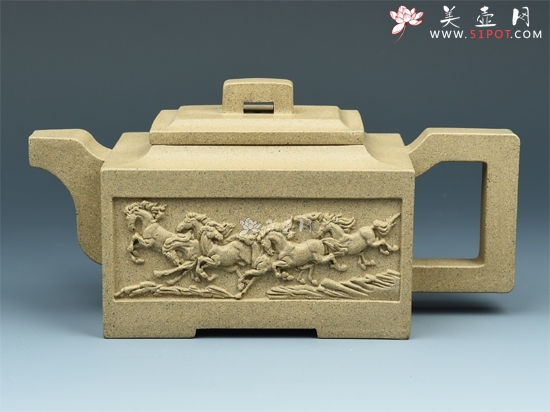 紫砂壶图片：马到成功 - 美壶网
