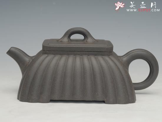 紫砂壶图片:汉风壶青灰 - 美壶网