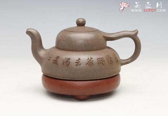 紫砂壶图片：东坡笠阴壶 - 美壶网