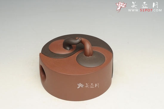紫砂壶图片：阴阳太壶 - 美壶网