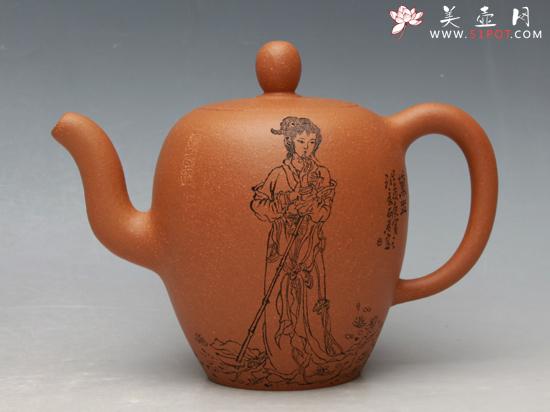 紫砂壶图片:中国古典名著《红楼梦》之十二金钗 - 美壶网