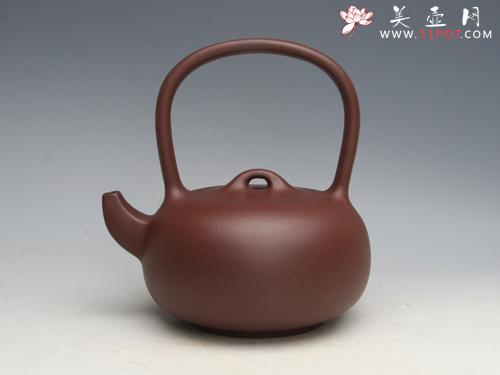 紫砂壶图片：怀古提梁 容量：800CC - 美壶网