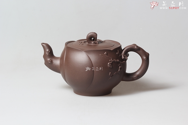 紫砂壶图片：梅花 - 美壶网