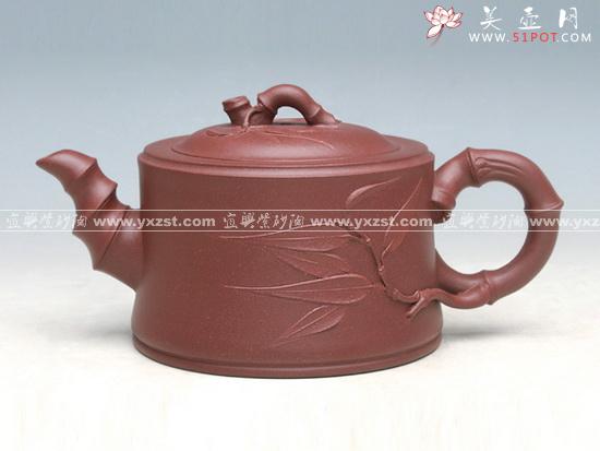 紫砂壶图片:阳春三月 洪美华全手工制作 - 美壶网