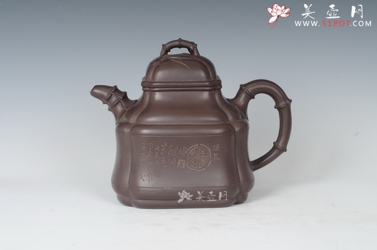 紫砂壶图片：竹鼎 - 美壶网