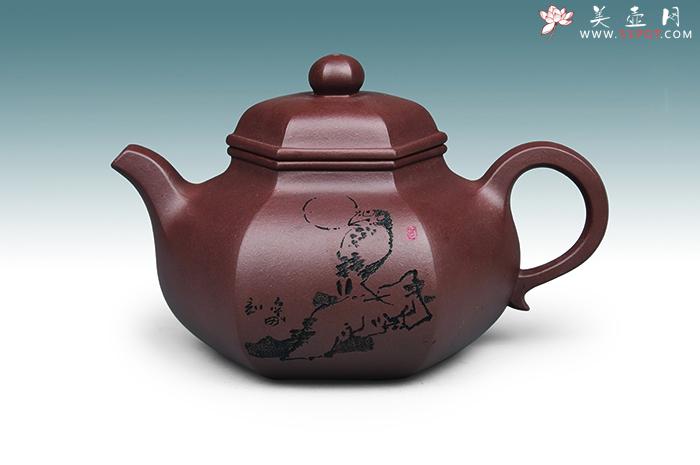 紫砂壶图片:六方真逸 - 美壶网