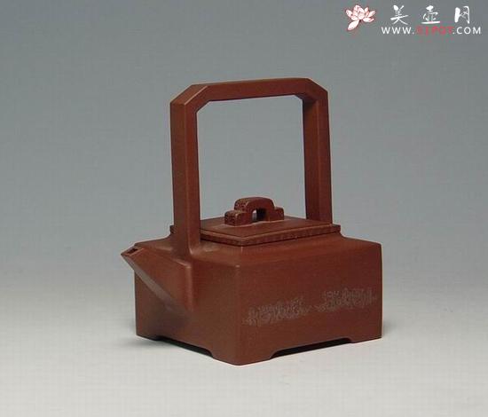 紫砂壶图片：方山提梁 - 美壶网