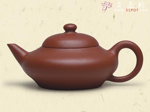 紫砂壶图片:水扁(全手工制作) - 美壶网