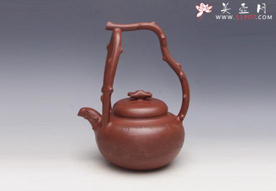 紫砂壶图片：东坡提梁 - 美壶网