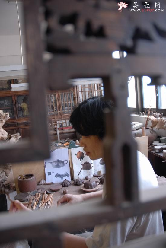 紫砂壶图片：古藤草堂2 - 美壶网