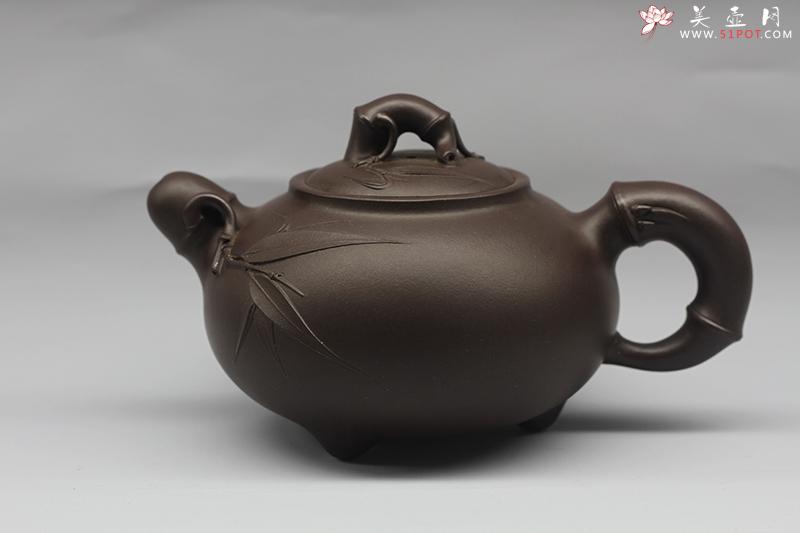 紫砂壶图片:竹趣 - 美壶网