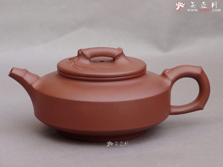 紫砂壶图片：竹韵壶 - 美壶网