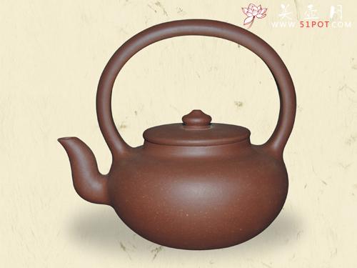 紫砂壶图片:旭茂提梁(全手工制作) - 美壶网