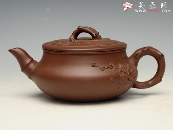 紫砂壶图片:秋水  泥料:底槽清  350cc - 美壶网