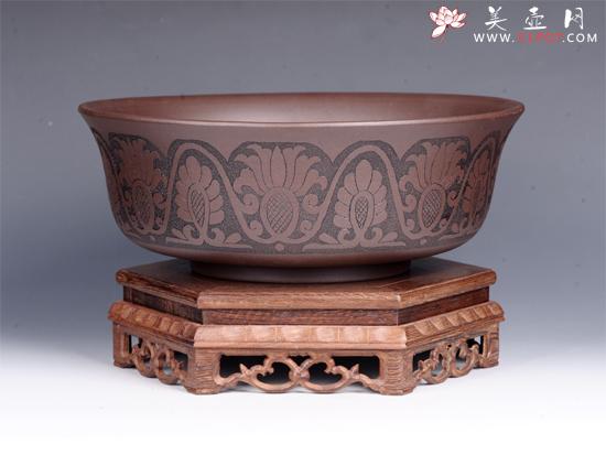 紫砂壶图片:陶刻水洗 - 美壶网