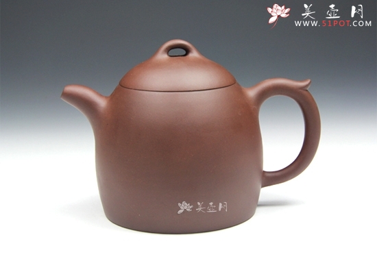 紫砂壶图片：【秦权】500cc珍藏文革老紫泥 - 美壶网