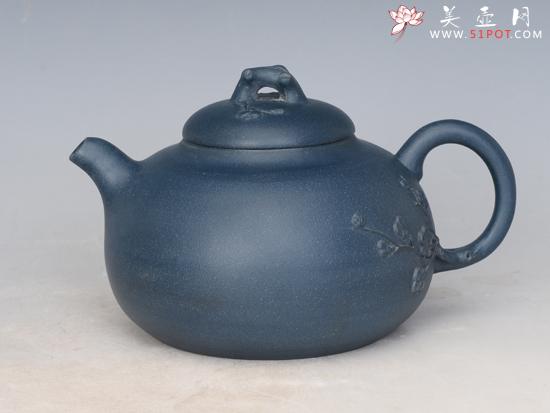 紫砂壶图片:寒梅 - 美壶网
