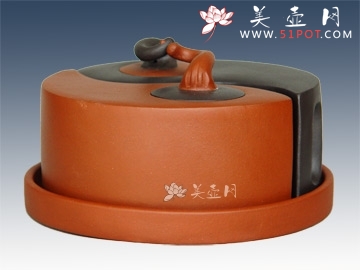 紫砂壶图片：阴阳太壶 - 美壶网