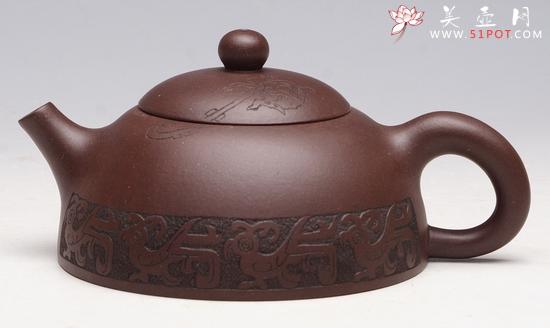 紫砂壶图片:袭月 - 美壶网