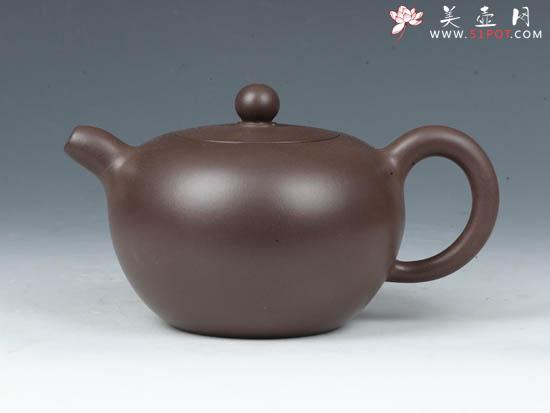 紫砂壶图片:圆珠  280cc - 美壶网