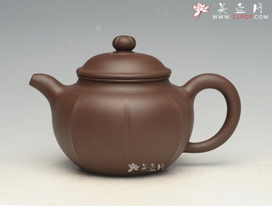 紫砂壶图片：阴阳莲子 - 美壶网
