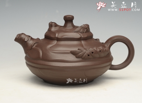 紫砂壶图片：风卷葵 - 美壶网