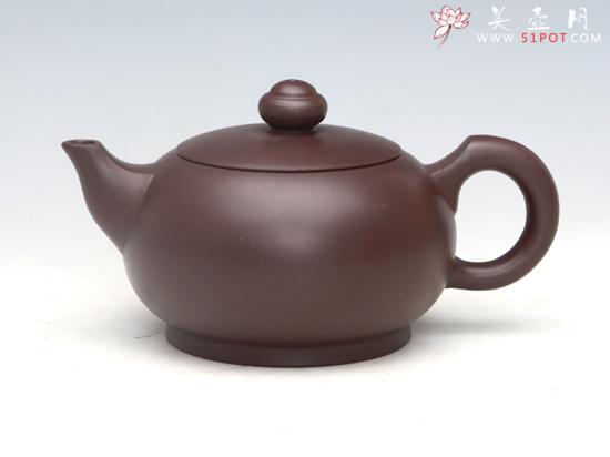 紫砂壶图片:雅玉(紫泥)200ML - 美壶网