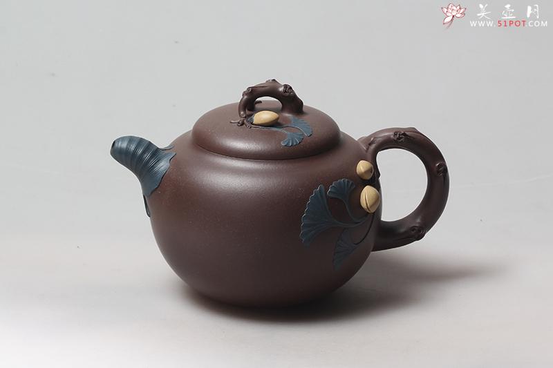 紫砂壶图片：银杏 - 美壶网